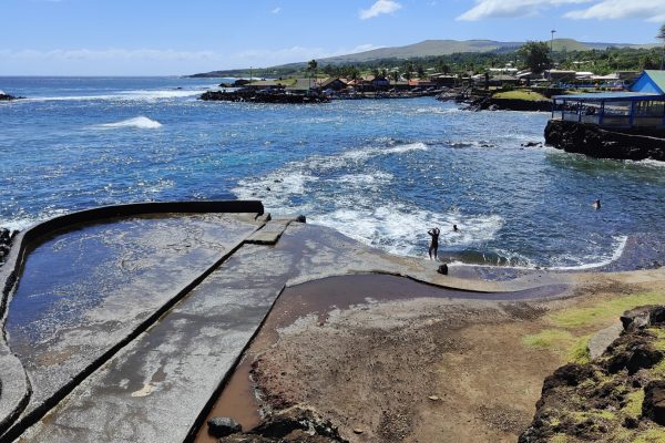 Pea Beach. Isla de Pascua