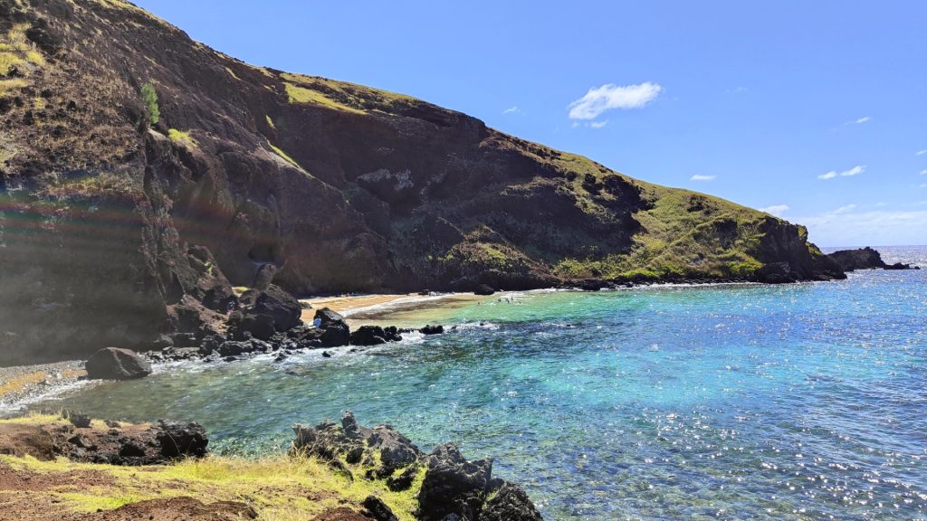 Playa Ovahe. Isla de Pascua