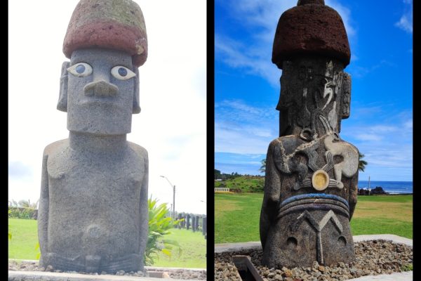 Moái de la Paz. Isla de Pascua