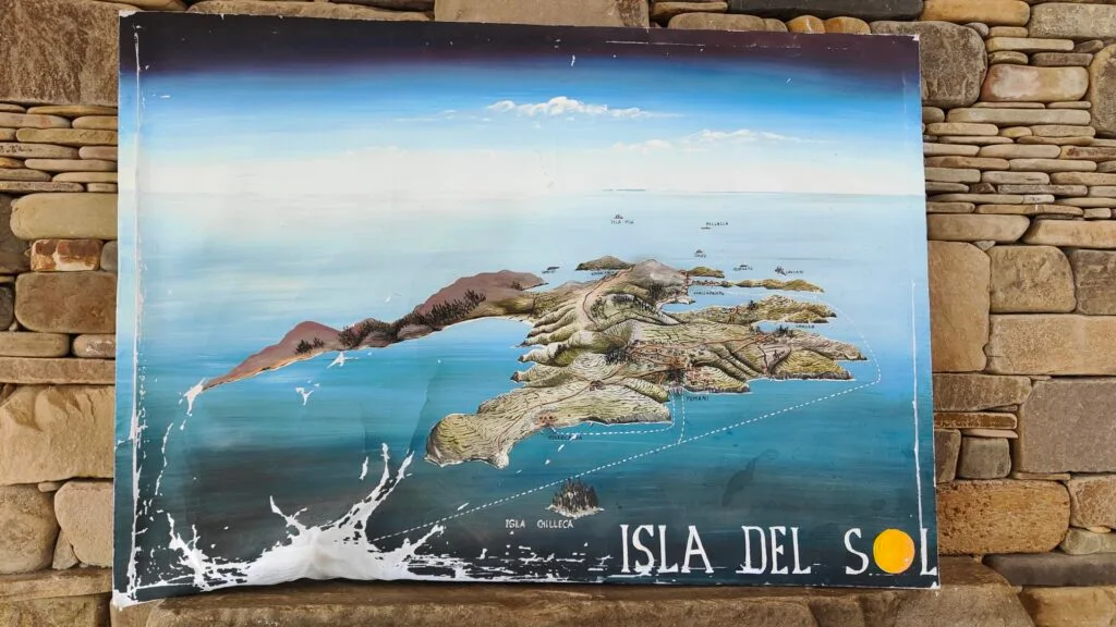 Mapa Isla del Sol
