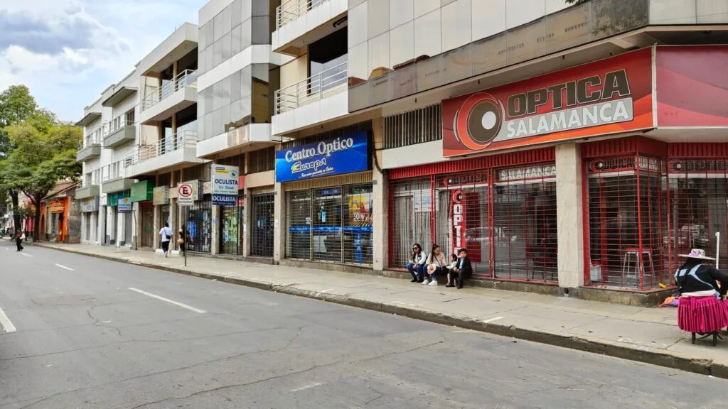 Calle San Martín de Cochabamba