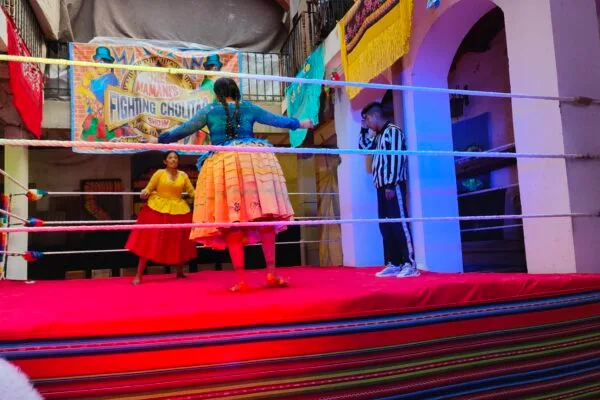 Lucha de Cholitas. La Paz