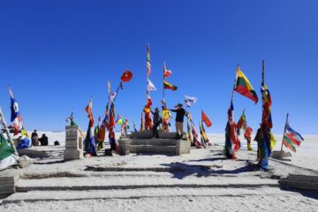 Plaza de las banderas. Uyuni